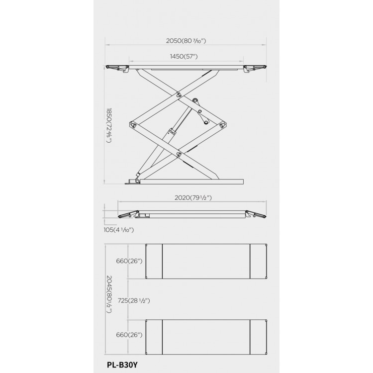 НОЖИЧЕН ПОДЕМНИК ROCKFORCE В30Y С ТОВАРОПОДЕМНОСТ 3 ТОНА (105-1850мм) НОЖИЧЕН ПОДЕМНИК ROCKFORCE В30Y С ТОВАРОПОДЕМНОСТ 3 ТОНА (105-1850мм)