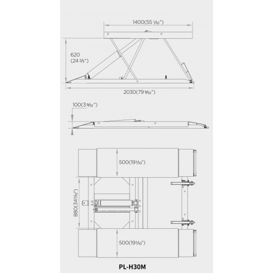 МОНОФАЗЕН НОЖИЧЕН ПОДЕМНИК RockForce 3 ТОНА , H30M МОНОФАЗЕН НОЖИЧЕН ПОДЕМНИК RockForce 3 ТОНА , H30M