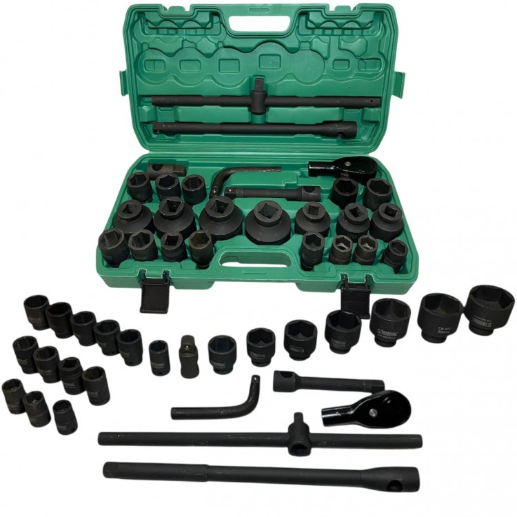 Гедоре камионджийско 26 части STAHLMAYER 21-65mm, ударни вложки CR-MO Гедоре камионджийско 26 части STAHLMAYER 21-65mm, ударни вложки CR-MO