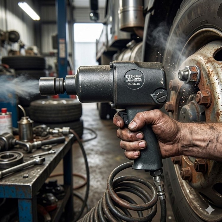 Пневматичен ударен гайковерт 1/2" 1400 Nm STAHLMAYER Пневматичен ударен гайковерт 1/2" 1400 Nm STAHLMAYER