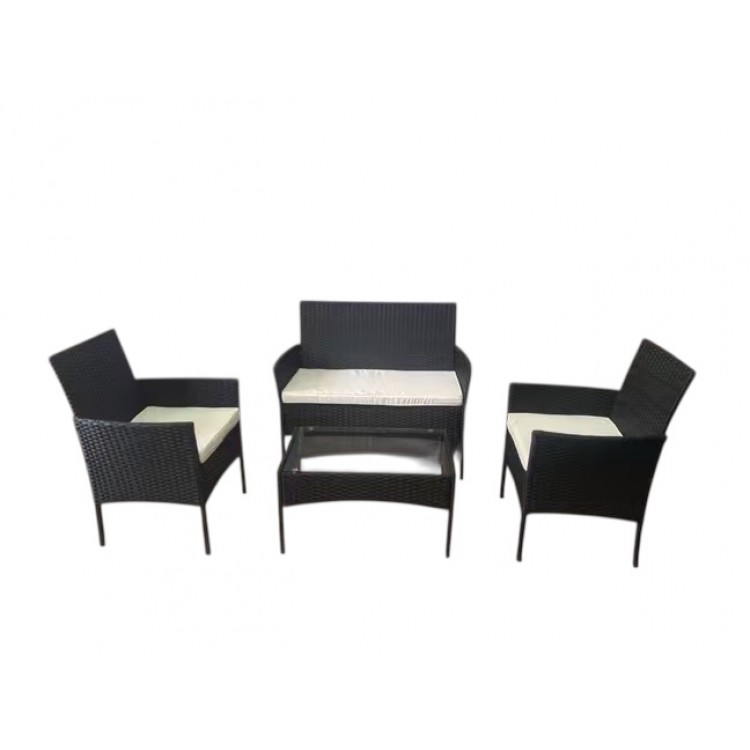 Ратанов комплект компакт макси Включва 4 части мебели от изкуствен ратан Ратанов комплект компакт макси Включва 4 части мебели от изкуствен ратан