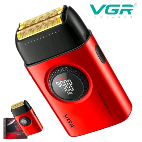 Самобръсначка Професионален Шейвър RED VGR V 378 SHAVER Висока Скорост 7000-9000PRM