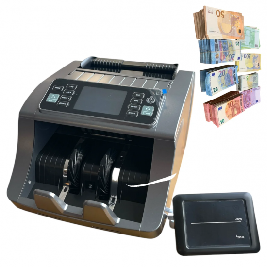 Банкнотоброячка Професионална Машина за Пари Многовалутна с Детектор и Дисплей