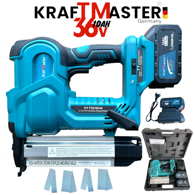 Акумулаторен Безчетков Такер KRAFT MASTER 36V 10AH 2 Батерии и Куфар Акумулаторен Безчетков Такер KRAFT MASTER 36V 10AH 2 Батерии и Куфар