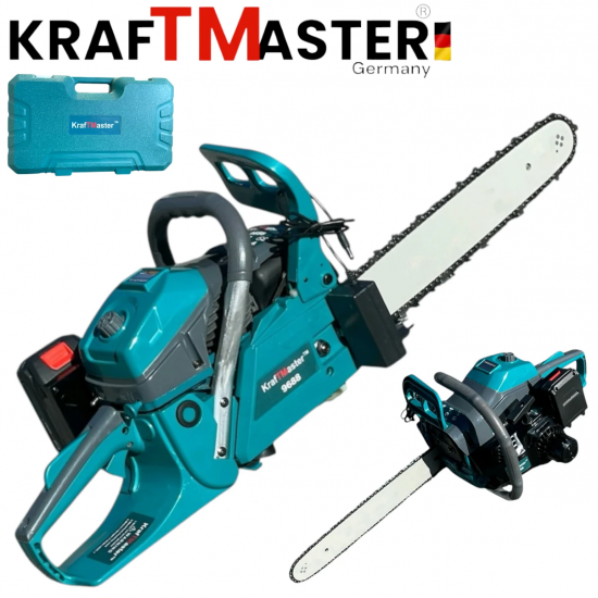 Бензинова Резачка за Дърва с Автоматично Палене 42 кубика KRAFT MASTER