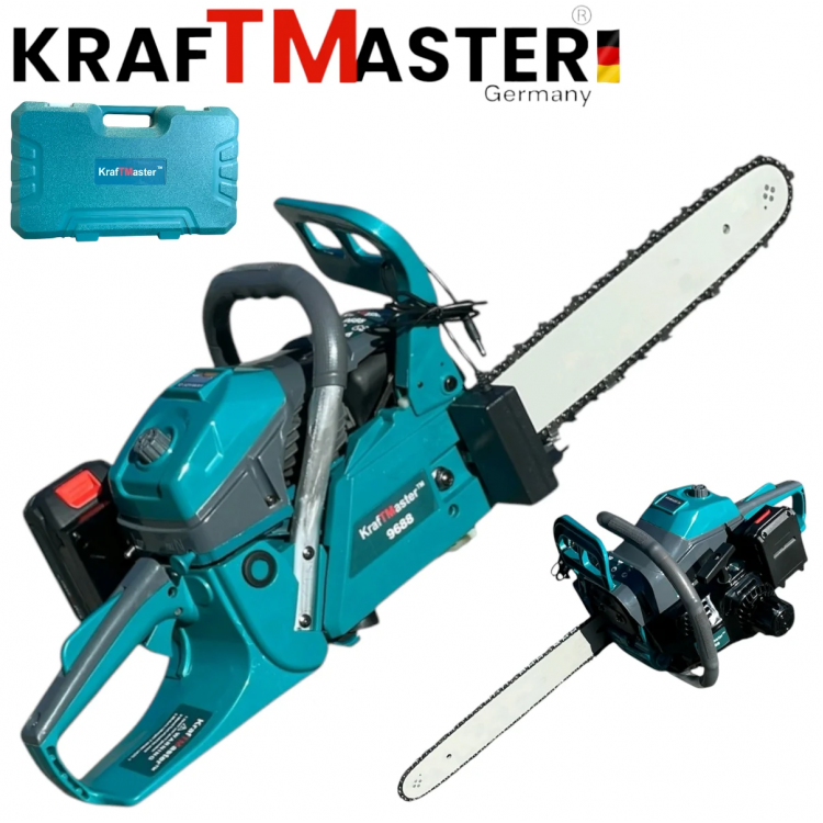 Бензинова Резачка за Дърва с Автоматично Палене 42 кубика KRAFT MASTER