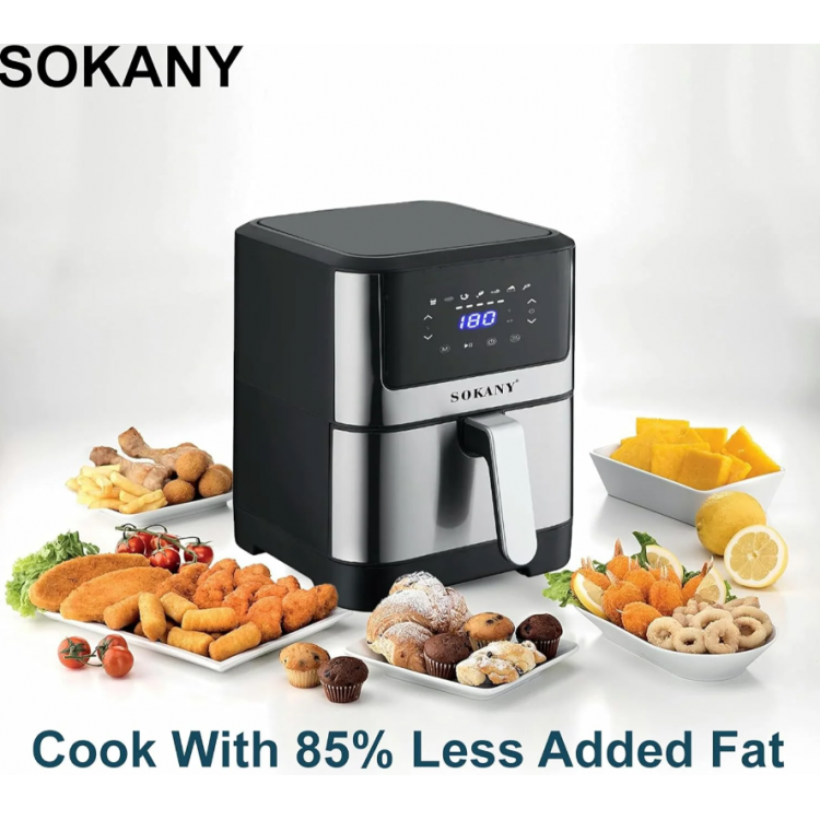 Air Fryer -  ЕЪРФРАЙЪР 7 литра , Sokany , SK-ZG-8040