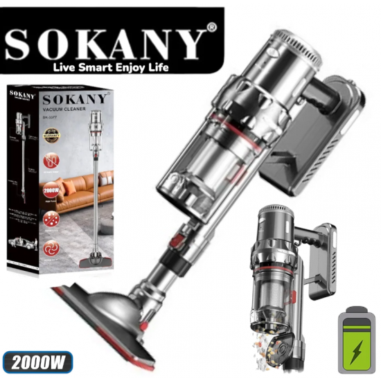 Мощна циклонна прахосмукачка за бързо и ефективно почистване SOKANY SK-3377