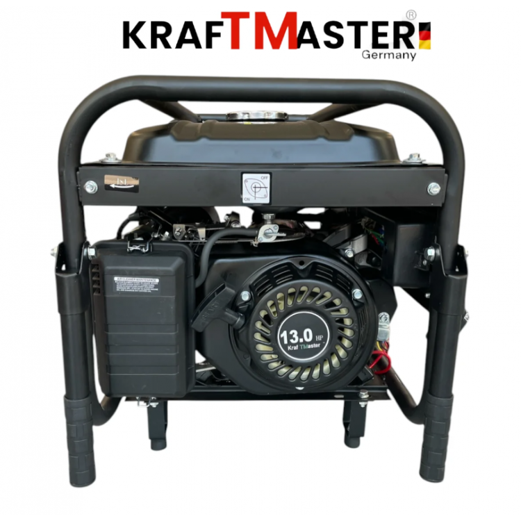 Четиритактов Генератор с Колела и Дистанционно 7.5kW KRAFT MASTER 13к.с 220V 380V 12V Четиритактов Генератор с Колела и Дистанционно 7.5kW KRAFT MASTER 13к.с 220V 380V 12V