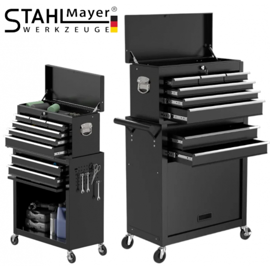 Количка за инструменти с горен шкаф STAHLMAYER , модел : 28-79