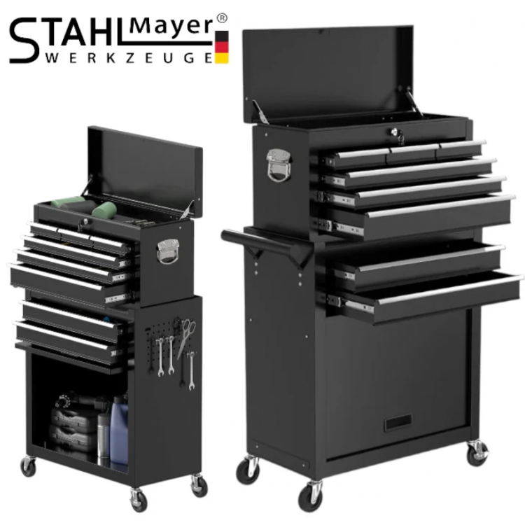 Количка за инструменти с горен шкаф STAHLMAYER , модел : 28-79 Количка за инструменти с горен шкаф STAHLMAYER , модел : 28-79