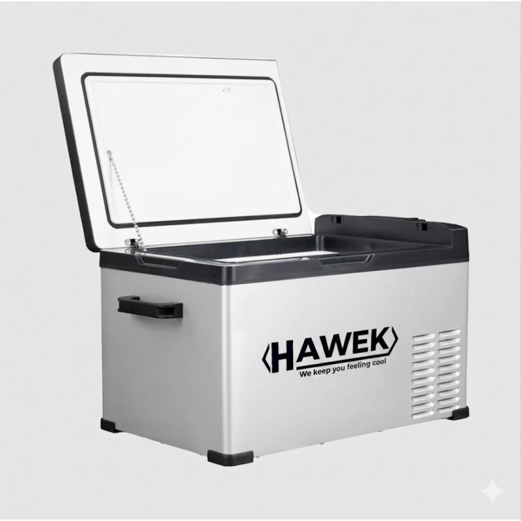 Портативен компресорен хладилник HAWEK 30L – 12V / 24V / 220V | Охлаждане и замразяване навсякъде , модел: С30 Портативен компресорен хладилник HAWEK 30L – 12V / 24V / 220V | Охлаждане и замразяване навсякъде , модел: С30