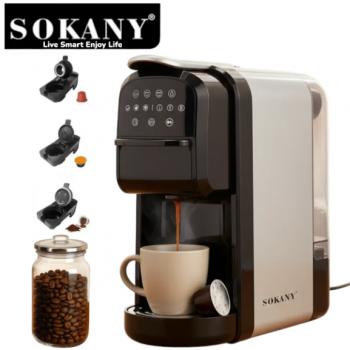 Kафемашина SOKANY SK-04031 3в1 700мл 1400W 3 Капсули DOLCE GUSTO NESPRESSO и Мляно Кафе Kафемашина SOKANY SK-04031 3в1 700мл 1400W 3 Капсули DOLCE GUSTO NESPRESSO и Мляно Кафе
