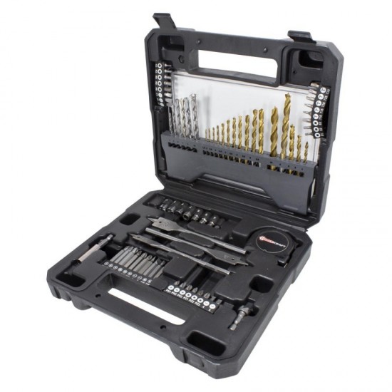 КОМПЛЕКТ СВРЕДЛА И НАКРАЙНИЦИ FORCEKRAFT 71-ЧАСТИ FK-924U71 КОМПЛЕКТ СВРЕДЛА И НАКРАЙНИЦИ FORCEKRAFT 71-ЧАСТИ FK-924U71