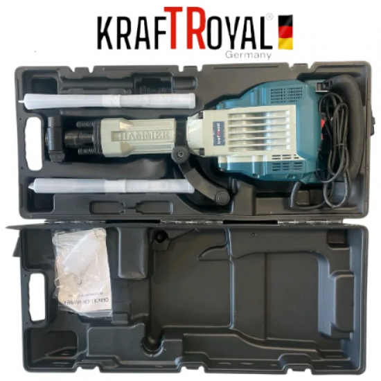 Електрически Ударен Къртач KRAFTROYAL 3800W 65J Електрически Ударен Къртач KRAFTROYAL 3800W 65J