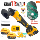 Акумулаторен Ъглошлайф Kraft 36V 125mm + 25бр. дискове