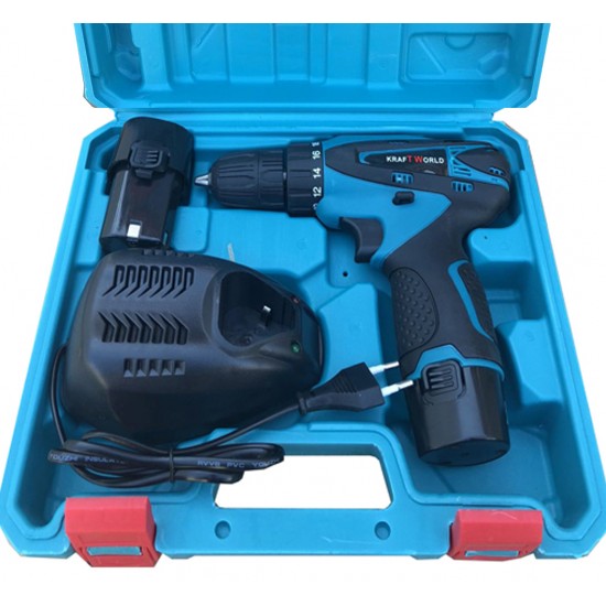 Акумулаторен двускоростен винтоверт Kraft 12V Li-Ion, 2Ah Акумулаторен двускоростен винтоверт Kraft 12V Li-Ion, 2Ah