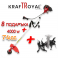 Комплект бензинов тример за трева KraftRoyal 74cc + приставка фреза Комплект бензинов тример за трева KraftRoyal 74cc + приставка фреза