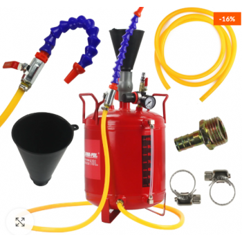 Пневматична система за пълнене (наливане) масло 10литра Пневматична система за пълнене (наливане) масло 10литра