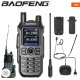 Преносима радиостанция Baofeng UV-21 PRO V2, тричестотна лента, безжично съпоставяне на честотите, USB тип C зареждане, FM радио