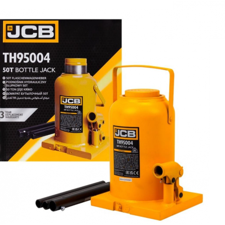 Хидравличен крик тип бутилка JCB 50т