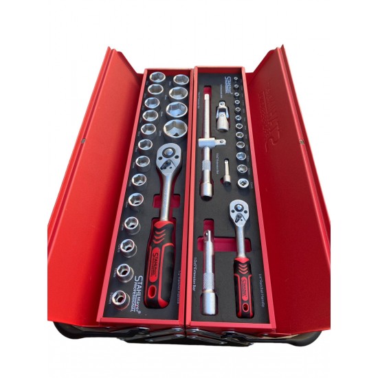 Метален куфар с инструменти 86 части STAHLMAYER Метален куфар с инструменти 86 части STAHLMAYER