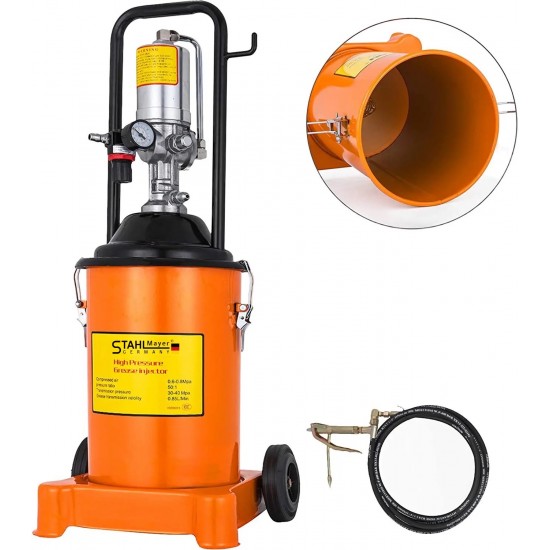 Пневматична мобилна помпа за гресиране STAHLMAYER , 12 л, 300-400 бара Пневматична мобилна помпа за гресиране STAHLMAYER , 12 л, 300-400 бара