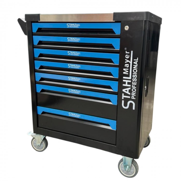 Професионален шкаф с инструменти 251 части , STAHLMAYER - BLUE Професионален шкаф с инструменти 251 части , STAHLMAYER - BLUE