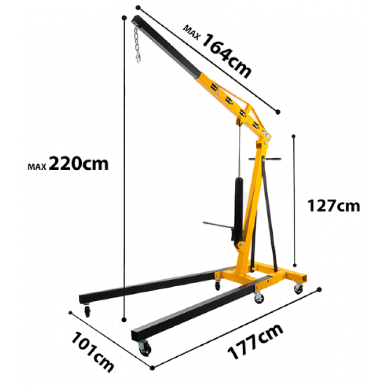 КРАН “ЖИРАФ“ 2Т ХИДРАВЛИЧЕН JCB TH72004