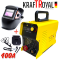 Инверторен Електрожен 400А KraftRoyal до 5мм + Соларна Маска Шлем Инверторен Електрожен 400А KraftRoyal до 5мм + Соларна Маска Шлем