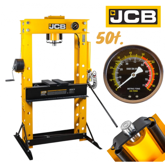 Пневматично – Хидравлична Преса 50 тона JCB с Манометър TY50001