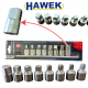 КЛЮЧ ЗА КАРТЕР 8 броя 1/2“ 8-19ММ Релса Ключове Професионален Комплект HAWEK HW-4118MR КЛЮЧ ЗА КАРТЕР 8 броя 1/2“ 8-19ММ Релса Ключове Професионален Комплект HAWEK HW-4118MR
