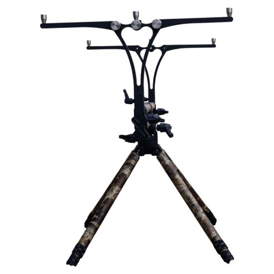 Шаранджийска стойка Rod Pod Meccanica Vadese Nick X Brown Camouflage - 4 въдици Шаранджийска стойка Rod Pod Meccanica Vadese Nick X Brown Camouflage - 4 въдици