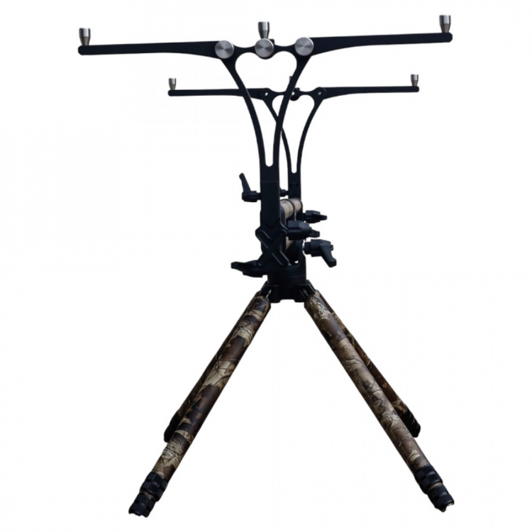 Шаранджийска стойка Rod Pod Meccanica Vadese Nick X Brown Camouflage - 3 въдици Шаранджийска стойка Rod Pod Meccanica Vadese Nick X Brown Camouflage - 3 въдици