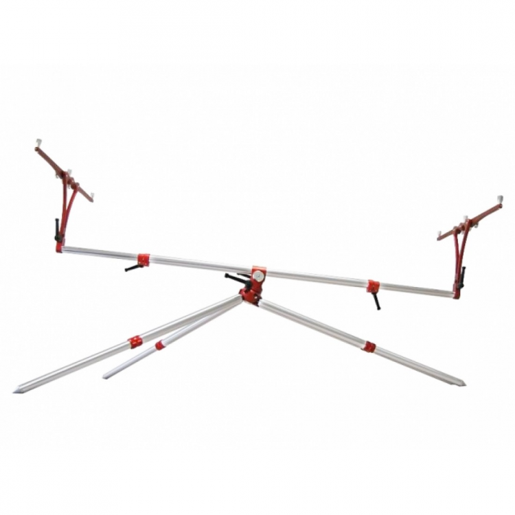 Шаранджийска стойка MECCANICA VADESE NICK REVOLUTION Silver & Red 3 или 4 въдици - Сиво-Червено Шаранджийска стойка MECCANICA VADESE NICK REVOLUTION Silver & Red 3 или 4 въдици - Сиво-Червено