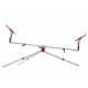 Шаранджийска стойка MECCANICA VADESE NICK REVOLUTION Silver & Red 3 или 4 въдици - Сиво-Червено Шаранджийска стойка MECCANICA VADESE NICK REVOLUTION Silver & Red 3 или 4 въдици - Сиво-Червено