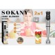 Пасатор 2в1 SOKANY SK-02006 – 800W мощност за бърза и лесна подготовка Пасатор 2в1 SOKANY SK-02006 – 800W мощност за бърза и лесна подготовка