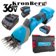 Акумулаторна Машинка за Подстригване на Овце и Животни 36V 10AH KRONBERG 2 Батерии и Подарък Резервен Нож