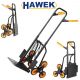 Количка за Стълби HAWEK HW-9034 Сгъваема Транспортна Количка с 6 колела Товароносимост 200кг