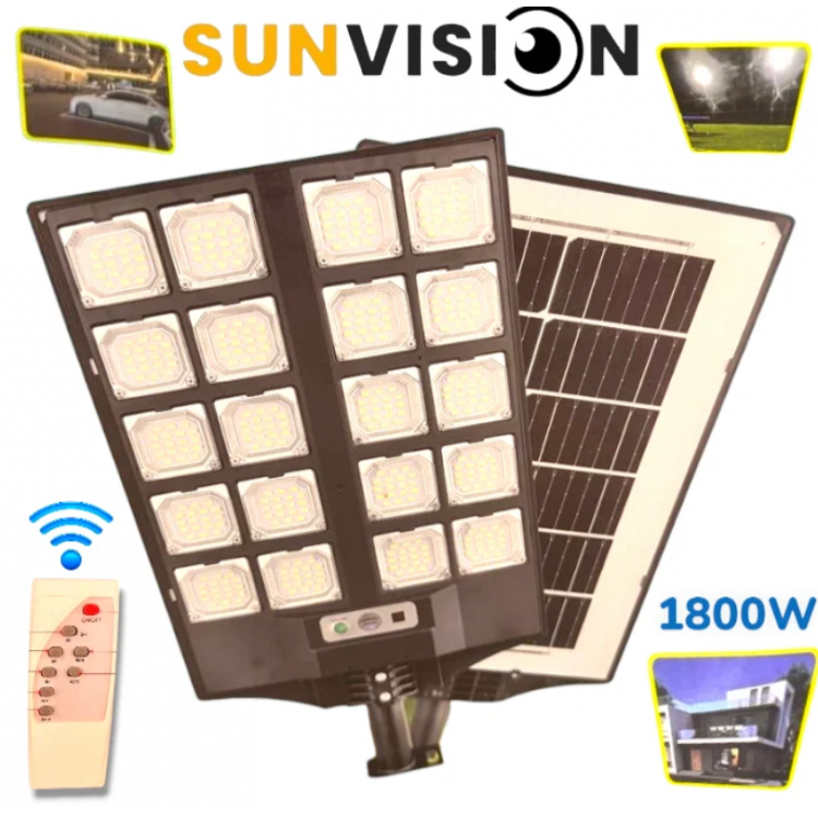 Соларна ЛЕД лампа Sunvision 1800W 20 секции BK280-20 Соларна ЛЕД лампа Sunvision 1800W 20 секции BK280-20