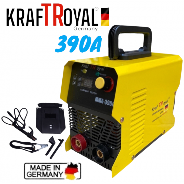Инверторен Електрожен 390А KRAFTROYAL с дислей Inverter Инверторен Електрожен 390А KRAFTROYAL с дислей Inverter
