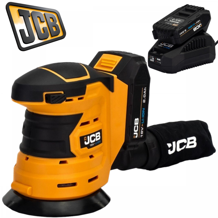 АКУМУЛАТОРЕН ОРБИТАЛЕН ШЛАЙФ 18V JCB -18OS-2XB-E АКУМУЛАТОРЕН ОРБИТАЛЕН ШЛАЙФ 18V JCB -18OS-2XB-E