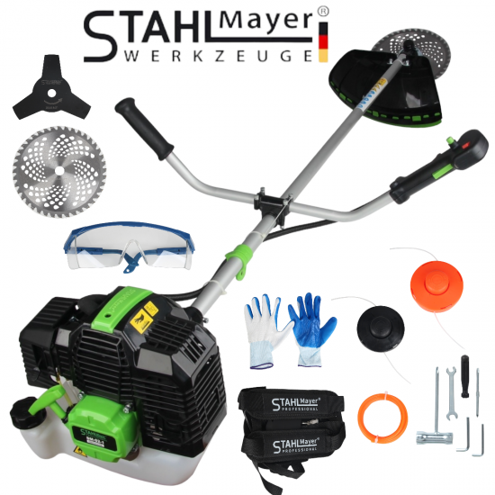 Бензинов Тример за Трева Храсторез Кастрачка за Храсти 74 кубика STAHLMAYER модел: 2024 Бензинов Тример за Трева Храсторез Кастрачка за Храсти 74 кубика STAHLMAYER модел: 2024