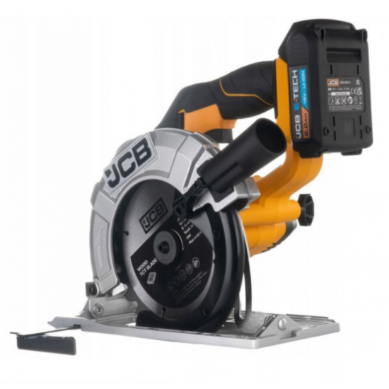 Акумулаторен ръчен циркуляр JCB 18CS-2XB-E , 18 V, 165 мм, с батерия и зарядно Акумулаторен ръчен циркуляр JCB 18CS-2XB-E , 18 V, 165 мм, с батерия и зарядно