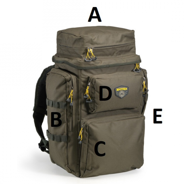 Mivardi Bagpack Entrix 52 литра рибарска раница Mivardi Bagpack Entrix 52 литра рибарска раница
