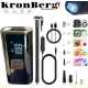 Акумулаторен Компресор за Гуми с Дисплей Безжичен с Фенер KRONBERG 150 PSI 3в1 Зарядно Power Bank Акумулаторен Компресор за Гуми с Дисплей Безжичен с Фенер KRONBERG 150 PSI 3в1 Зарядно Power Bank
