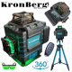 4D Лазерен Нивелир с 360 Градуса16 линии LCD Дисплей KRONBERG със стойка 4D Лазерен Нивелир с 360 Градуса16 линии LCD Дисплей KRONBERG със стойка