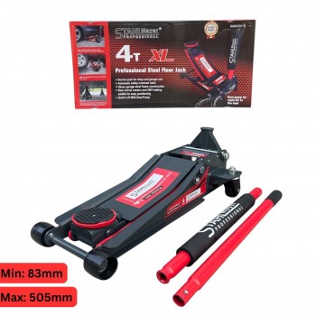 Нископрофилен Крик 4 тона Крокодил STAHLMAYER - XL ,  83-505мм, с 2 помпи