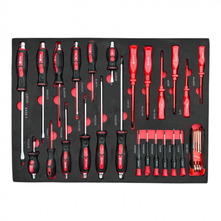 Шкаф с инструменти HAWEK , 6 чекмеджета 4 пълни HW-2055 Шкаф с инструменти HAWEK , 6 чекмеджета 4 пълни HW-2055