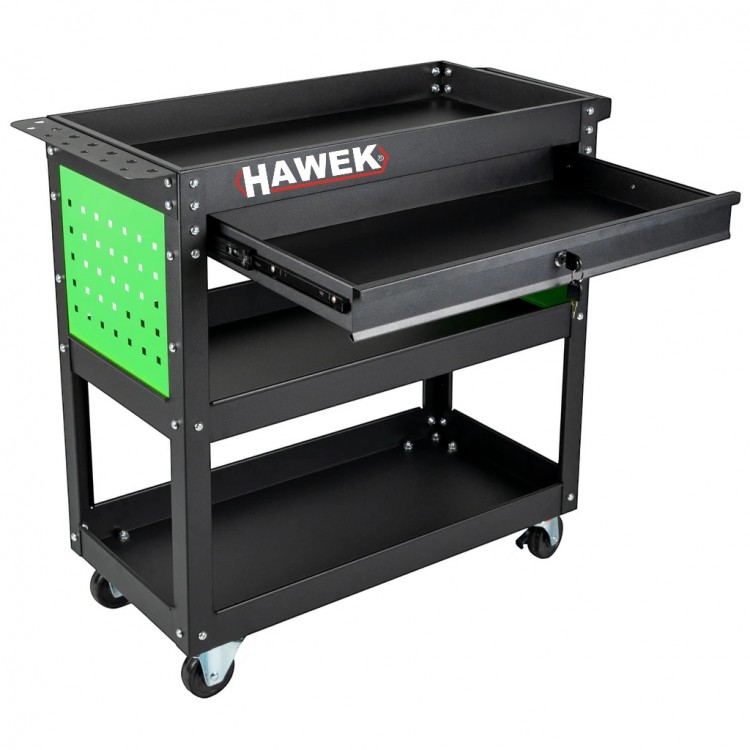 Количка за инструменти HAWEK с 3 рафта и 1 чекмедже , HW-1191